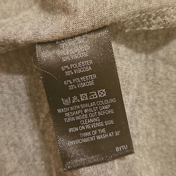 NWOT Asos long gray duster size Small (missing belt) - Picture 10 of 12